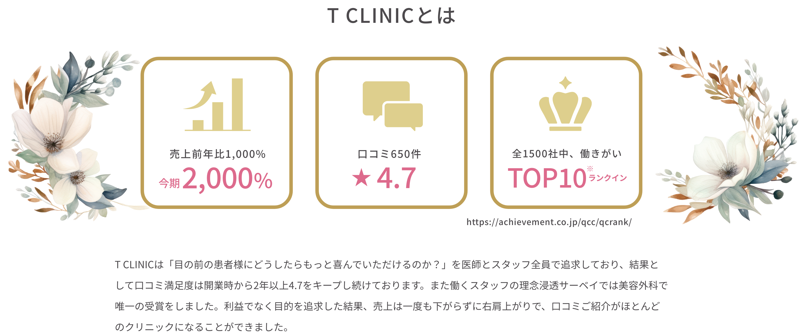 T CLINICとは