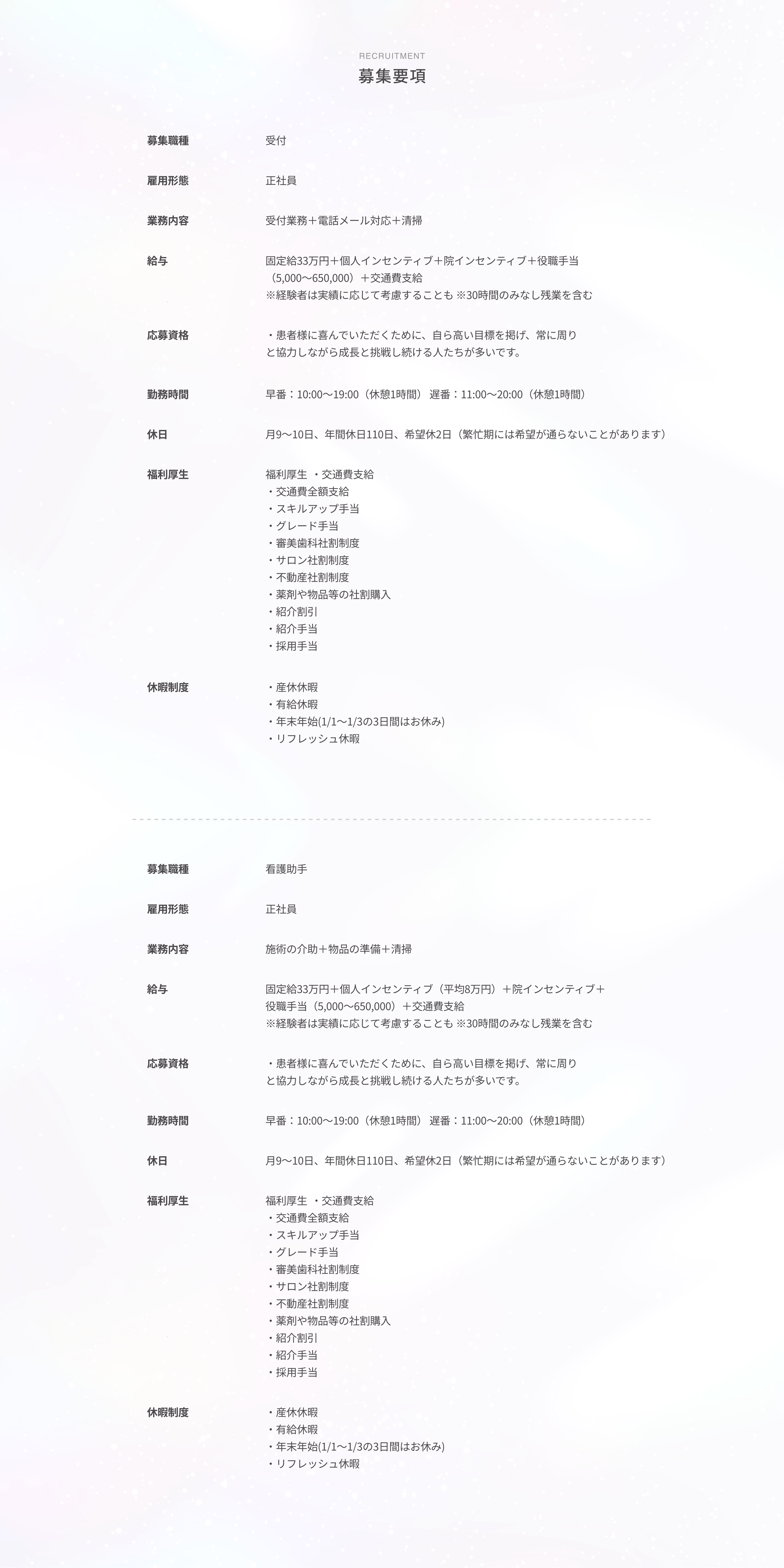 募集要項